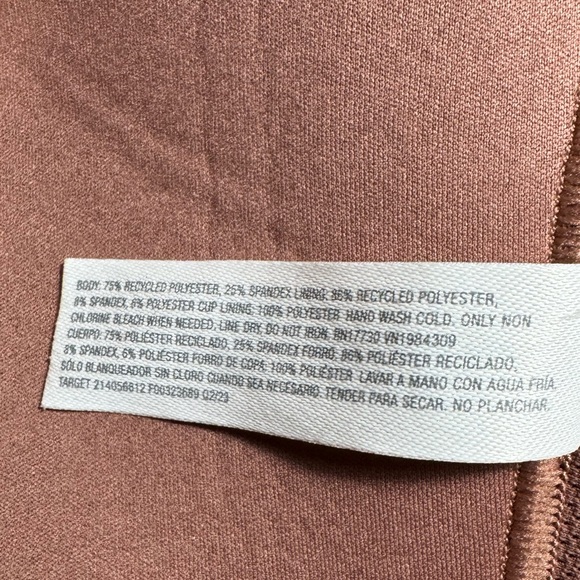 All In Motion Womens Sculpt High Support Zip-Front Sports Bra Dusty Rose 34D EUC - Picture 10 of 11